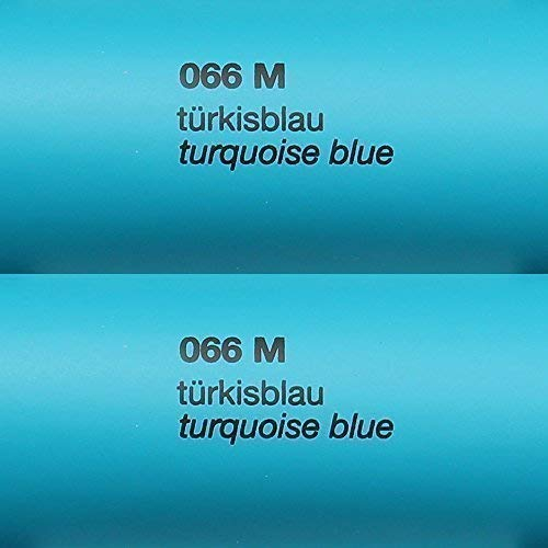 6,03€/m² Rapid Teck® Matt Folie - 066 Tuerkis Blau - Klebefolie - 5m x 63cm - Folie Matt Plotterfolie - Klebefolie selbstklebend - auch als Moebelfolie -Dekofolie