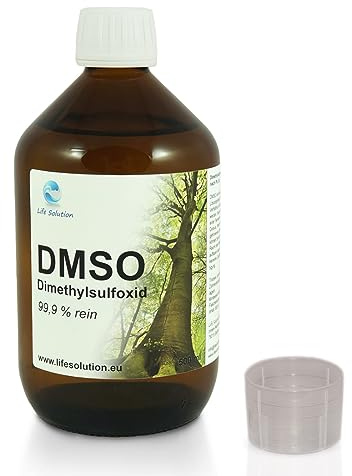 Life Solution DMSO Dimethylsulfoxid 99,9% - pharmazeutische Reinheit (Ph. Eur.) - flüssig - unverdünnt - 500 ml inkl. Messbecher