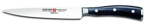 Wüsthof 952020 Schinkenmesser, Classic Ikon (4506-7), 16 cm Klingenlänge, geschmiedet, Edelstahl rostfrei, Fleischmesser extrem scharf