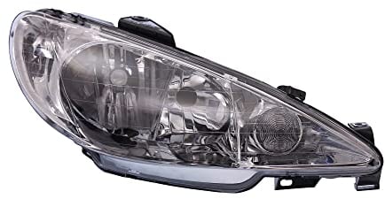 ATEC Germany 1x Hauptscheinwerfer vorne rechts H7 Frontscheinwerfer ohne Stellmotor, Kompatibel mit PEUGEOT 206 CC (2D), 206 Schrägheck (2A/C), 206 SW (2E/K)