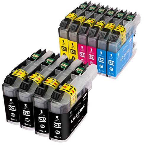 ESMONLINE 10 komp. Druckerpatronen als Ersatz zu Brother LC-223 für MFC-J4420DW J4620DW J4625DW J5320DW J5620DW J5625DW J5720DW J880DW J680DW J480DW DCP J562DW J4120DW (10er Set) LC223 | MFC-J4420DW J4620DW J4625DW J5320DW J5620DW J5625DW J5720DW J880DW J680DW J480DW DCP J562DW J4120DW (10er Set) LC223