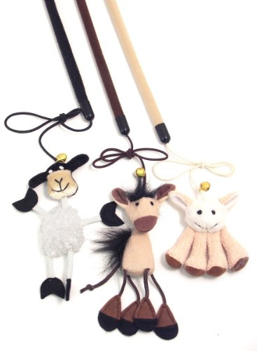 Jolly Moggy Farmyard Teaser Assorted (Pack of 3)