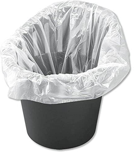 5 Star 465136 381 x 610 x 610 mm 28 Gauge Office Bin Liners, Pack of 1000, White