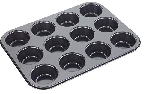 Tala Performance 12er Muffinblech – Profi-Kuchenform aus Karbonstahl mit langlebiger Eclipse Antihaftbeschichtung – Backform für Muffins, Cupcakes & Mini-Kuchen