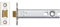 Architectural Tubular Latch - 127mm - Satin Stainless Steel