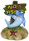 Supa No Fishing Sign, Shark Aquarium/Fish Tank Ornament, Realistic Detail, Approx. 6.5cm(L) x 7cm(W) x 8.5cm(H)