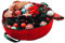 Heavy Duty Circular Christmas Wreath Storage Bag 30 Inch Premium Red Holiday Garland Storage Bag, Red 30 by K-Cliffs