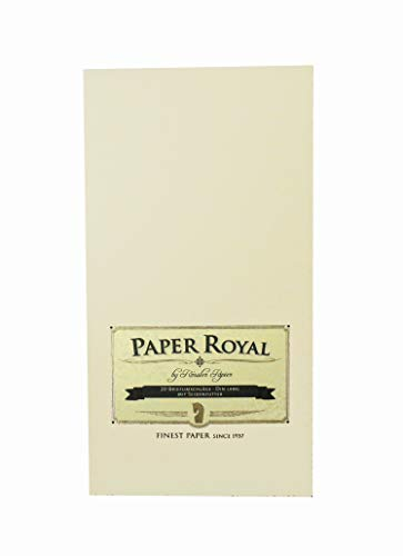 Rössler Papier 2033831008 - Paper Royal - Briefumschlagpack m. Sf., DINlang, 20 Stück, chamois