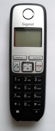 Gigaset Zusatzmobilteil A400H OHNE Ladeschale SCHWARZ, nur für Gigaset A400 / A400A, zum Ersatz/Erweiterung