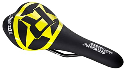 Reverse Fort Will CroMo Style MTB Fahrrad Sattel schwarz/gelb