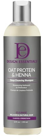 Design Essentials Oak Protein & Henna Fuller Thicker Stronger Deep Cleansing Shampoo