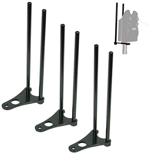 3 X HAKEN RIEGEL OHREN SCHWARZ FÜR BISSANZEIGER