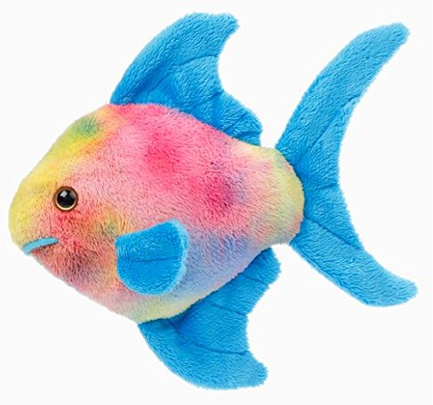 EBO 60546 - Regenbogenfisch, 16 cm, Blaue Flossen