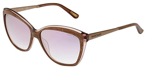 Guess By Marciano Sonnenbrille Gm0738 74Z 59 Occhiali da Sole, Marrone (Brown), 59.0 Donna