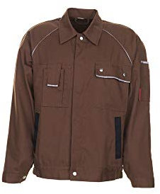 Planam Größe 26 Herren Canvas 320 Bundjacke braun schwarz Modell 2116