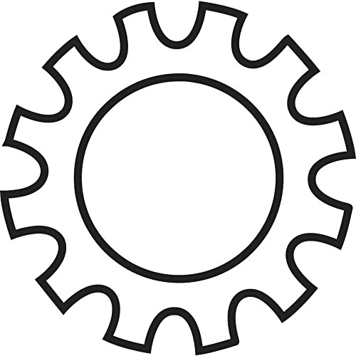 TOOLCRAFT 815144 Zahnscheiben Innen-Durchmesser: 6.4mm M6 Stahl verzinkt 100St.