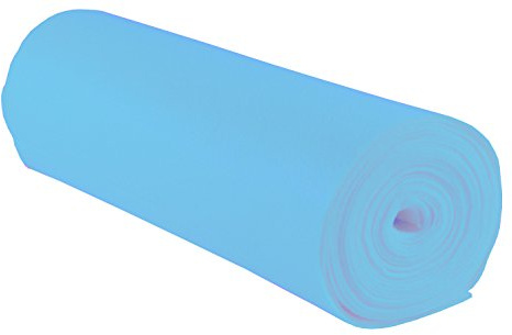 folia 520030 - Bastelfilz, mit feiner Wollqualität, 1 Rolle ca. 45 cm x 5 m, hellblau, klebefleckenfreie Verarbeitung - ideal für vielfältige Bastelarbeiten