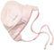 Sterntaler OCS Beanie uni - Baby Beanie Mütze aus Singlejersey (Bio) - Mädchen Kopfbedeckung mit Umschlag und Ohrenklappen - Baby und Kinder Übergangsmütze zum Binden - ab Geburt, rosa, Größe 35
