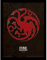 Pyramid International Game of Thrones (Targaryen) 30x40 cm gerahmter Druck, 250GSM PAPERWRAP MDF, Mehrfarbig, 44 x 33 x 4 cm