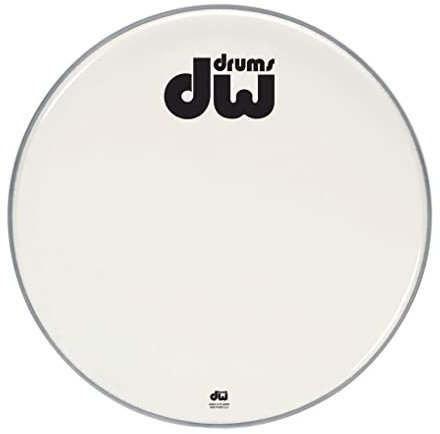 Drum Workshop Bassdrum Fell Double A weiss glatt 23 DRDHAW23K