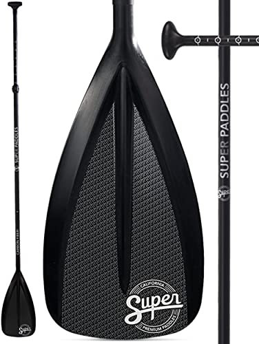 SUP-Paddel – Karbonfaser- und Fiberglas-Paddel – 3-teiliges verstellbares Paddelboard-Paddel mit Karbonfaser- oder Fiberglas-Performance-Klingen – Stand-Up-Paddel aus Carbon, Fiberglas oder Aluminium