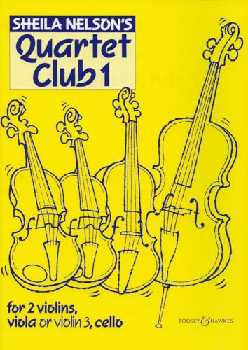 Quartet Club: Vol. 1. 2 Violinen, Viola (Violine) und Violoncello. Partitur und Stimmen.