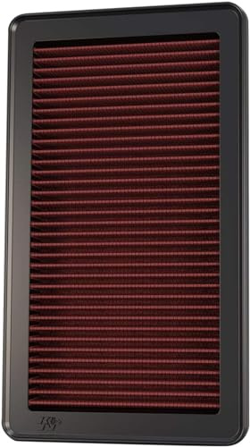 K&N High-Flow Original Lifetime Engine Air Filter: Increase Power: Premium, Washable: Compatible with 2007-2011 Acura: CSX, Civic SI, Element, 33-2343