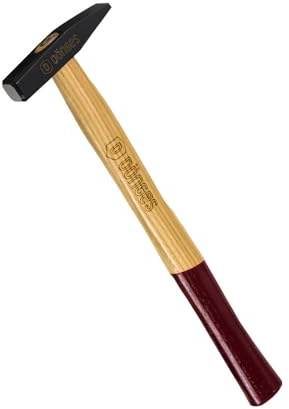Dönges Schlosserhammer DIN 1041 | Lackierter Eschenstiel | 200 g Kopfgewicht | Handhammer, Ingenieurhammer