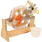 matches21 HOME & HOBBY Seifenblasen-Maschine DIY Holz Bastelset für Kinder ab 12 Jahren Elektronik-Bausatz