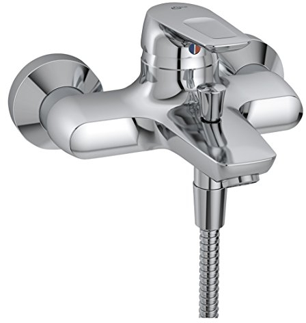 Ideal Standard B9491AA Ceramix Blue Miscelatore esterno vasca/doccia, con accessori, cromato