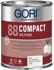GORI 88 COMPACT- 3000 GIALLO MAIS 0,75 l - Vernice di finitura coprente per tutti i legni esterni