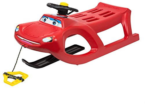Prosperplast Lenkschlitten Schlitten Rodel Zigi-Zet Control 100 cm rot