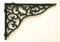 Spring life Cast Iron Ornate Shelf Bracket 27.5cm x 19cm in 3 colours (Black)