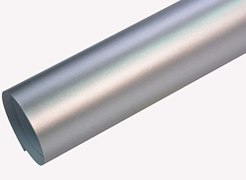 Neoxxim 12€/m2 Premium - Auto Folie - Chrom MATT Silber Ice 50 x 150 cm - blasenfrei Lackfolie Lackschutzfolie