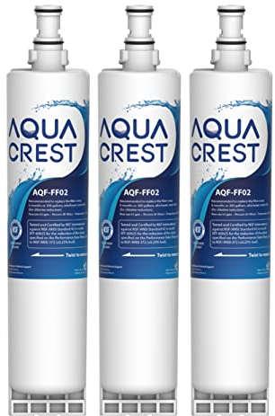 AQUACREST 4396508 Filtros de Agua para Frigorífico, Compatible con Whirlpool SBS002 4396508 481281729632 S20BRS SBS200SBS003 SBS001 461950271171 481281728986 (3)