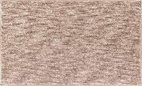 Grund Badteppich, 100% Polyester, luxuriös, Braun, braun, 60 x 100 cm