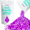 Hemway Biologisch abbaubare Eco Körper Glitter - Cosmetic Safe - 100g Super-Chunky 1/8 - Purple Holographic