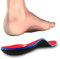 PCSsole Orthopädische Einlegesohlen für Plattfuß,Fersensporn,Plantarfasziitis, Schuhe Einlagen für Arbeitsschuhe, Sport,Schuheinlagen für Damen und Herren,Rot, EU44-45