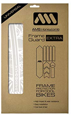Protezione Telaio Extra ad Alto Impatto-Protegge la Tua Bicicletta da Graffi e ammaccature, Ronin/Bianco, Unisex-Adult