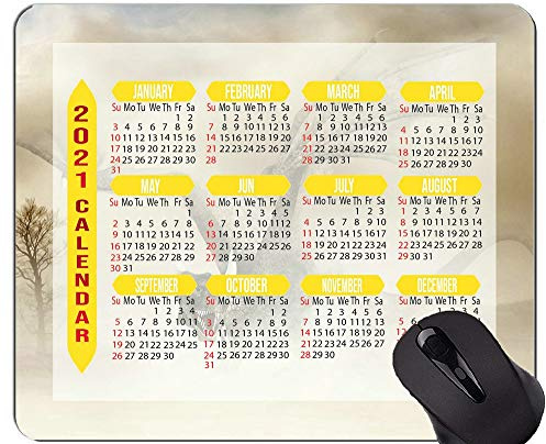 Mauspad 2021 Kalender, Fabelwesen Fantasy Mauspad Mat