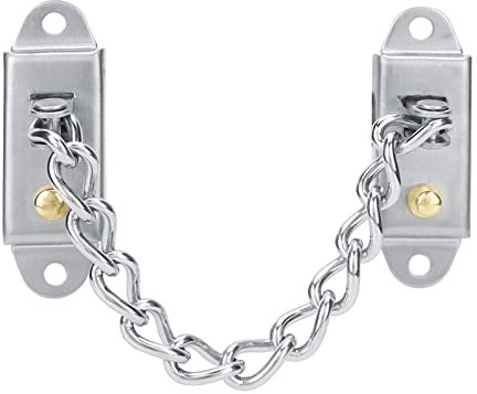 Fensterkette Edelstahl Fenster Kettenschloss Schutz Türbegrenzer Sicherheit Kettenschloss für flache offene Fenster Hausmöbel
