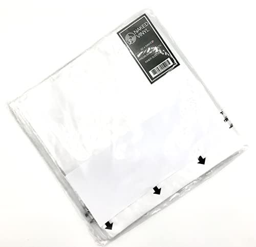 Naked Vinyl 50 Master Sleeves Rice Paper Anti Static LP Inner Sleeves Vinyl Record Sleeves