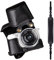 MUZIRI KINOKOO ZV-E10 ZVE10 Custodia - Pelle PU Custodia Compatibile con Fotocamera Sony ZV-E10 ZVE10 per Obiettivo da 16-50 mm con Tracolla Regolabile - Nero