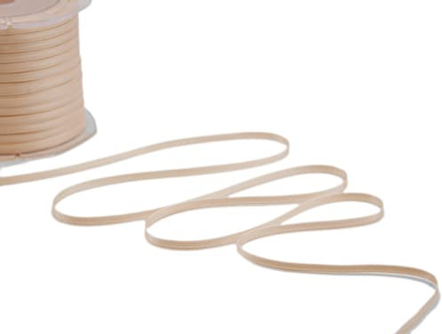 Furlanis - Nastro Doppio Raso, Tessuto Italiano - Rosa Cipria, 3 mm x 50 m