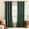 MIULEE Samtvorhang Dunkelgrün Verdunkelungsvorhang Ösen 2er Set B 140 x H 280cm,Vorhang Blickdicht Vorhänge Samt mit Goldfolie Muster für Deko Schlafzimmer Wohnzimmer Wärmeisolierende Velvet Curtains