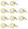 YINETTECH 10 STÜCKE 35 Mm Piezo-Scheiben Akustischer Tonabnehmer mit Drähten Wandler Mikrofon Trigger Summer Trommel Gitarre Piezo-Elemente für Akustische Instrumente