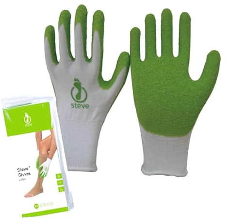 STEVE Gloves Latex - spezielle Anziehhandschuhe, Griffhandschuhe, Handschuhe für anziehen von Kompressionsstrümpfe - optimaler Halt, in 5 Größen erhältlich (XL)