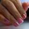 Ceboic Press on Nails Kurz Eckig, 24 Stück French Rosé Rosa Glänzend Künstliche Nägel, Natürliche Acryl Fingernägel Fake Nails für Frauen und Mädchen Nail Art Maniküre Dekoration