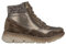 PAYMA - Stivali da Donna in Pelle Nabuk e Tessuto. Comodi Stivaletti Casual con Zeppa Bassa. Stivali Invernali. Lacci e Cerniera. Suola in Gomma e Imbottito. Colore: Beige-Bronzo, Taglia: EU 39