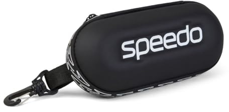 Speedo Unisex Erwachsene Schwimmbrillenetui | Aufbewahrung | Schutz Schwimmbrille, Pantone Black, Einheitsgröße